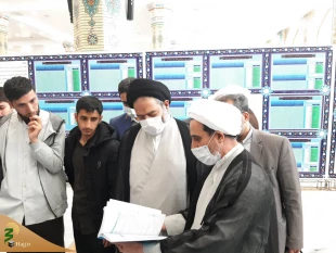 بازدید نماینده ولی فقیه از نمایشگاه دستاوردهای علمی تخصصی مؤسسات حوزوی 6