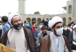 در حرم حضرت معصومه (س)؛
مراسم نخستین سال ارتحال حجت الاسلام والمسلمین نجفی روحانی برگزار شد 5