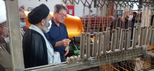 بازدید سرپرست حجاج ایرانی از کارخانه صحرا بافت خزر در استان گلستان