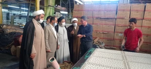 بازدید سرپرست حجاج ایرانی از کارخانه صحرا بافت خزر در استان گلستان 3