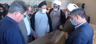 بازدید سرپرست حجاج ایرانی از کارخانه صحرا بافت خزر در استان گلستان 5
