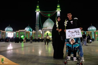 حال و هوای مسجد جمکران در شب میلاد امام حسن عسکری علیه السلام 17