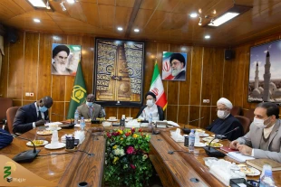 Meeting of the Senegalese Ambassador to Iran with the Supreme Leader's representative in Hajj and Pilgrimage Affairs 2