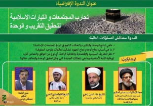 بعثه مقام معظم رهبری برگزار می کند؛

وبینار تخصصی «بررسی تجارب جوامع و جریان های اسلامی در زمینه اتحاد و تقریب» 2