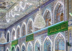 آذین بندی حرم امام حسین(ع) به مناسبت ولادت حضرت زینب(س) 3