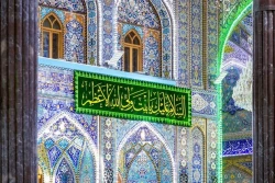 آذین بندی حرم امام حسین(ع) به مناسبت ولادت حضرت زینب(س) 4