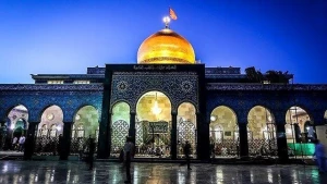 جشن میلاد حضرت زینب(س) در حرم عقیله بنی هاشم برگزار شد