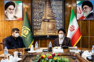 Iranian Red Crescent Society Chairman meets with Supreme Leader's representative in Hajj and Pilgrimage affairs