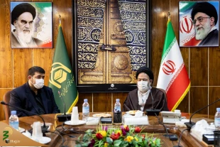 Iranian Red Crescent Society Chairman meets with Supreme Leader's representative in Hajj and Pilgrimage affairs 2