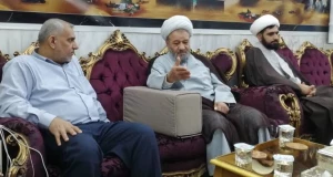دیدار نماینده بعثه رهبری در عراق با تولیت خیمه گاه حسینی