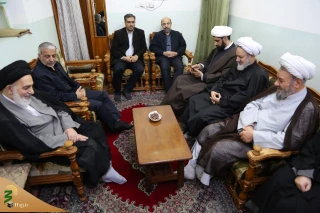 دیدارمسئول بعثه مقام معظم رهبری درعراق با امام جمعه نجف