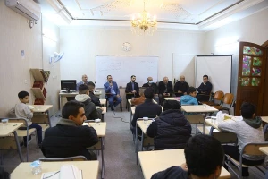 بازدید اعضای کاروان قرآنی ایران از دارالقرآن حرم امامین کاظمین(ع)