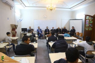 بازدید اعضای کاروان قرآنی ایران از دارالقرآن حرم امامین کاظمین(ع) 2