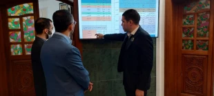 بازدید اعضای کاروان قرآنی ایران از دارالقرآن حرم امامین کاظمین(ع) 3