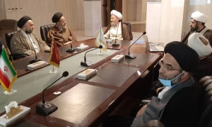 برگزاری اولین جلسه روحانیون و مداحان کاروان در کربلای معلی