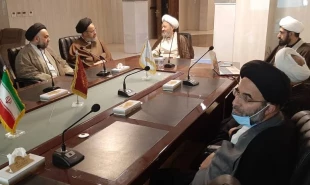 برگزاری اولین جلسه روحانیون و مداحان کاروان در کربلای معلی 3
