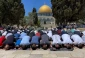 حضور ۵۰ هزار فلسطینی در نماز جمعه «مسجدالاقصی» باوجود تدابیر شدید امنیتی 2