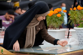 مراسم بزرگداشت دومین سالگرد شهدای مقاومت حاج قاسم سلیمانی و ابومهدی المهندس 3
