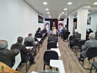 مراسم عزاداری شهادت حضرت فاطمه زهرا سلام الله علیها و دومین سالگرد عروج ملکوتی سردار شهید حاج قاسم سلیمانی در گیلان برگزار شد 3
