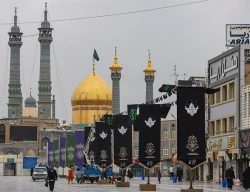 قم در سالروز شهادت حضرت زهرا(س) غرق عزا و ماتم شد 2