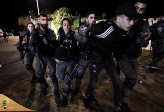 درگیری‌ شدید فلسطینیان با شهرک‌نشینان صهیونیست در غرب قدس