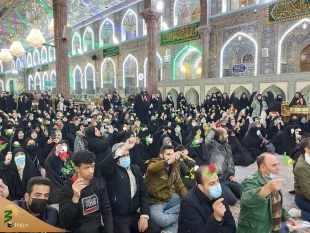برگزار ی جشن میلاد حضرت حضرت فاطمه زهرا سلام الله علیها در حرم امام حسین 2