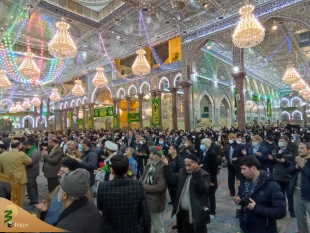 برگزار ی جشن میلاد حضرت حضرت فاطمه زهرا سلام الله علیها در حرم امام حسین 4