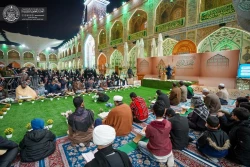 طنین تلاوت قاری آستان قدس رضوی در محفل قرآنی نجف 2