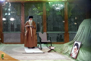 حضور رهبر انقلاب در مرقد مطهر امام راحل و گلزار شهدای بهشت زهرا 3