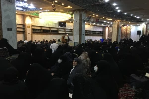 مراسم شب میلاد امام باقر(ع) در جمع زائران ایرانی در کربلا