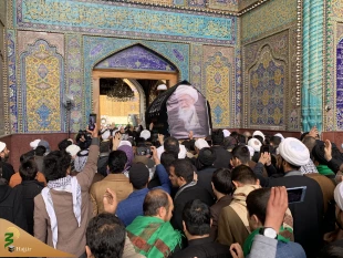 مراسم تشییع پیکر عالم ربانی حضرت آیت الله صافی گلپایگانی در نجف اشرف+آلبوم تصاویر 2