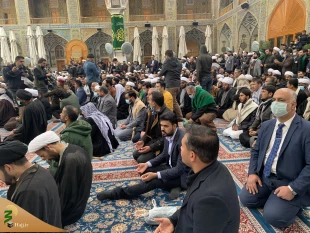 مراسم تشییع پیکر عالم ربانی حضرت آیت الله صافی گلپایگانی در نجف اشرف+آلبوم تصاویر 2