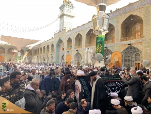 مراسم تشییع پیکر عالم ربانی حضرت آیت الله صافی گلپایگانی در نجف اشرف+آلبوم تصاویر 2