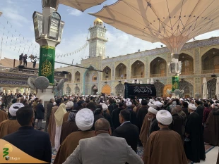 مراسم تشییع پیکر عالم ربانی حضرت آیت الله صافی گلپایگانی در نجف اشرف+آلبوم تصاویر 2