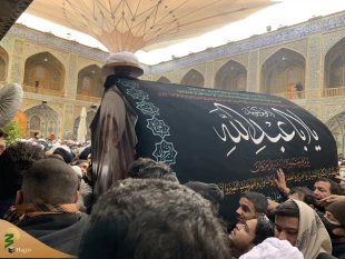 مراسم تشییع پیکر عالم ربانی حضرت آیت الله صافی گلپایگانی در نجف اشرف+آلبوم تصاویر 2