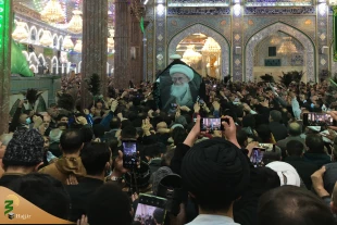 تششیع پیکر آیت الله صافی گلپایگانی 4