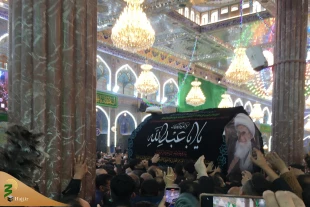 تششیع پیکر آیت الله صافی گلپایگانی 5