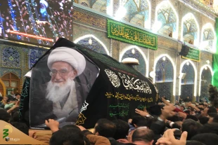 تششیع پیکر آیت الله صافی گلپایگانی 6