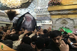 تششیع پیکر آیت الله صافی گلپایگانی 11