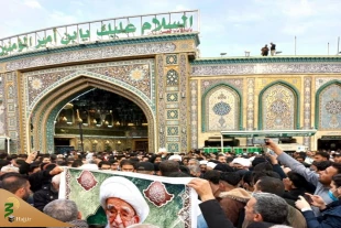 تششیع پیکر آیت الله صافی گلپایگانی 14