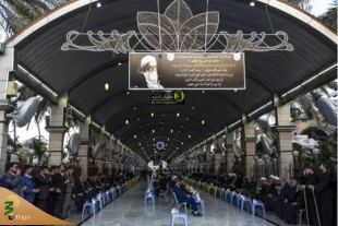 مجلس بزرگداشت آیت‌الله صافی گلپایگانی در کربلا برگزار شد+گزارش تصویری 2