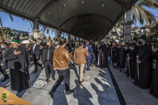 مجلس بزرگداشت آیت‌الله صافی گلپایگانی در کربلا برگزار شد+گزارش تصویری 6