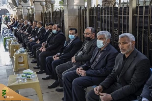 مجلس بزرگداشت آیت‌الله صافی گلپایگانی در کربلا برگزار شد+گزارش تصویری 9