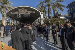 مجلس بزرگداشت آیت‌الله صافی گلپایگانی در کربلا برگزار شد+گزارش تصویری 10
