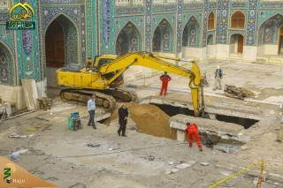 پیشرفت ۵۰ درصدی احداث صحن امام باقر(ع) در کاظمین