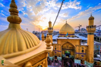 حرم امیرالمومنین(ع) در شهر نجف اشرف 2