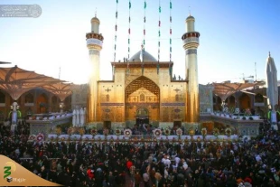 گلدسته جدید حرم امیرالمومنین (ع) رونمایی شد 2