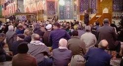 زائرین کربلا در عزای حضرت زینب سلام الله علیها به سوگ نشستند 5