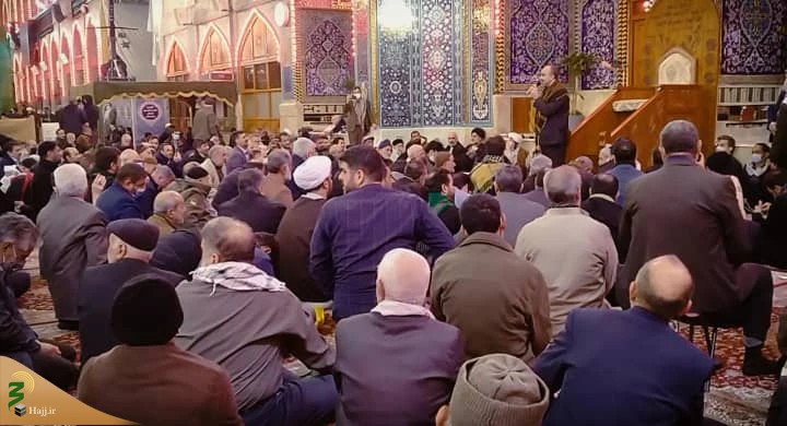 زائرین کربلا در عزای حضرت زینب سلام الله علیها به سوگ نشستند 5