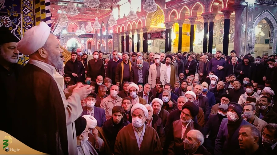 زائرین کربلا در عزای حضرت زینب سلام الله علیها به سوگ نشستند 6